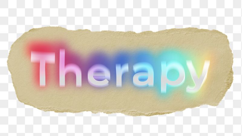 Therapy png ripped paper word | Free PNG - rawpixel