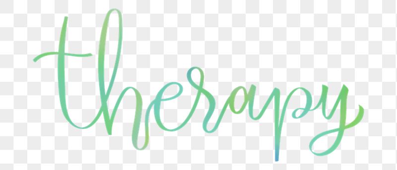 Therapy png word sticker typography, | Free PNG - rawpixel