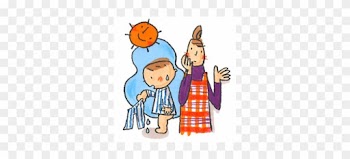 There Is No Problem During The Day, But Your Child - Cartoon