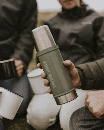 Thermal bottle mockup, outdoor camping | Free PSD Mockup - rawpixel