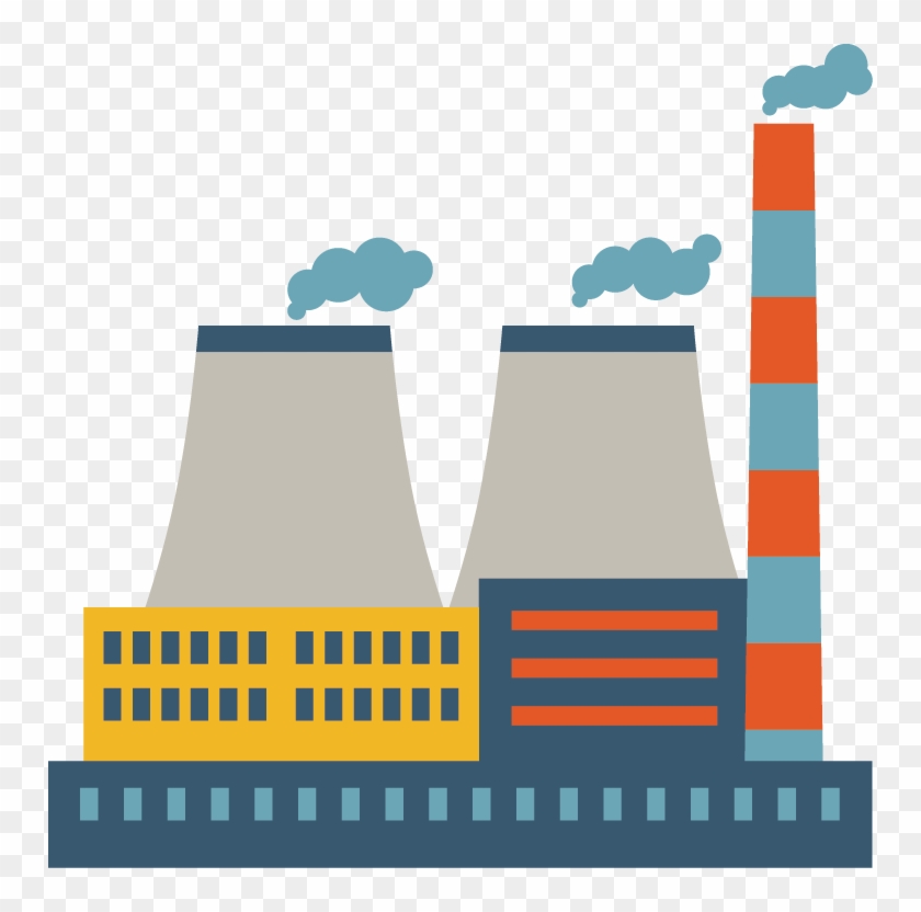Thermal Power Station Electricity Generation Fossil - Electric Steam Power Plant Png