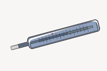 Thermometer clipart, illustration vector. Free | Free Vector - rawpixel
