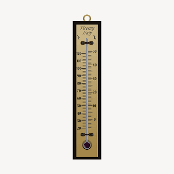 Thermometer collage element illustration vector. | Free Vector - rawpixel