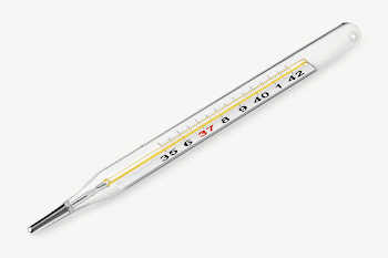 Thermometer collage element, medical device | Free PSD - rawpixel