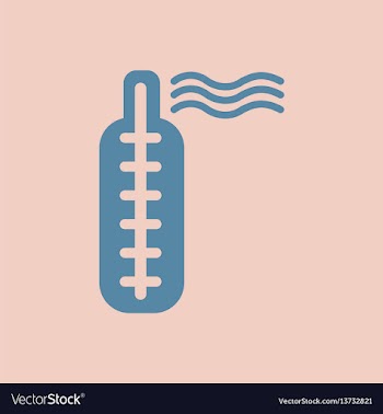 Thermometer various symptoms of zika high body vector image
