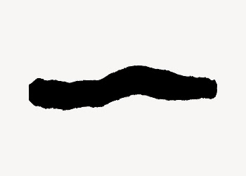 Thick line collage element, drawing | Free Photo - rawpixel