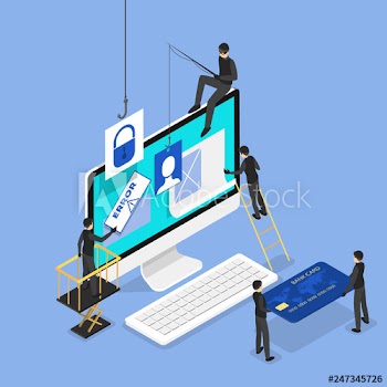 Thief steal digital data and money banner