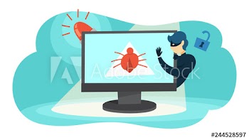 Thief steal personal data with password