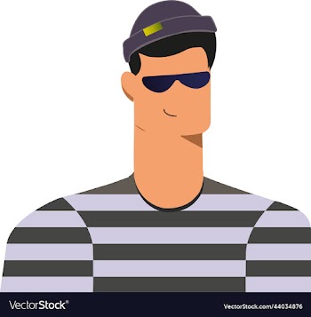 thief with glasses