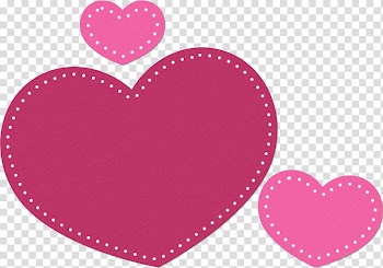 Things I Love About You Scrapbooking Kit, pink heart transparent background PNG clipart