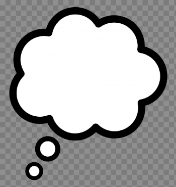 Think Bubble PNG Transparent Image - PngPix