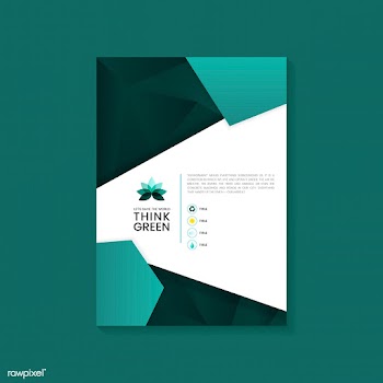 Think green environmental conservation brochu.. | Free stock vector - 524520