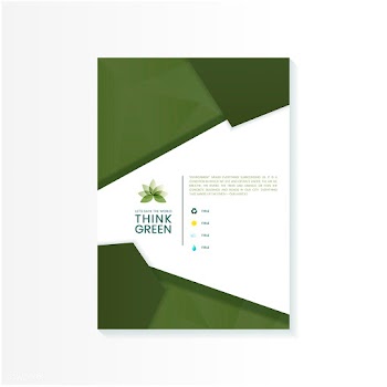 Think green environmental conservation brochu.. | Free stock vector - 524528