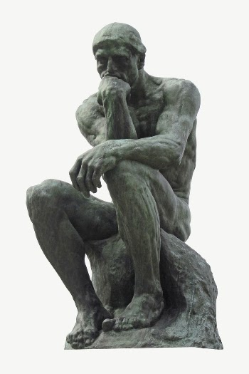 Thinker statue collage element psd | Free PSD - rawpixel