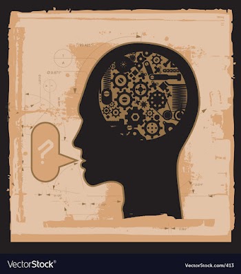 Thinker vector image