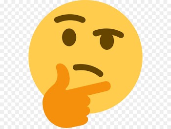 Thinking Emoji Sticker Thought Discord - Emoji 