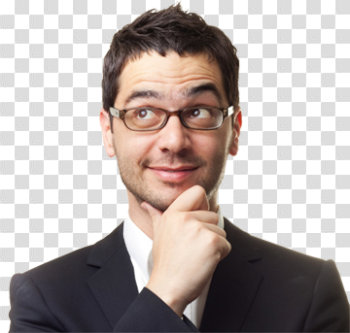 Thinking man PNG images