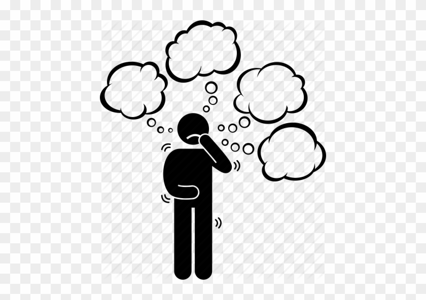 Thinking Person - Person Thinking Icon