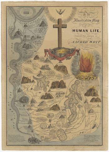 This allegorical map shows the road | Free Photo - rawpixel