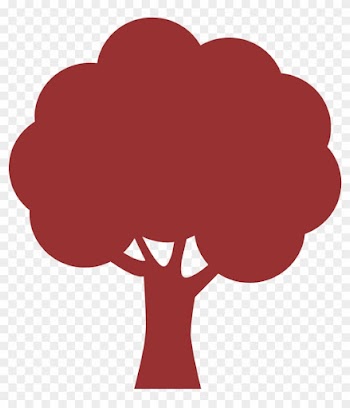 This Area Has To Do With Nurturing And Relating Information - Cartoon Tree Silhouette