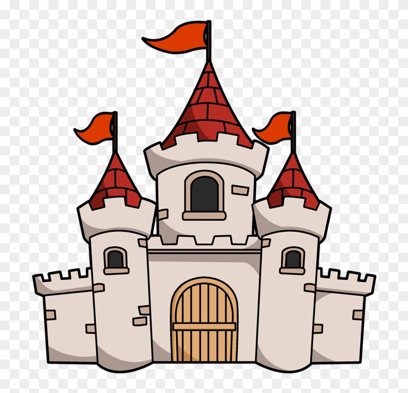 This Cartoon Castle Clip Art Is Perfect For Use On - Castle Clipart