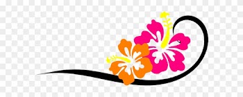 This Free Clip Arts Design Of Black Swirl, Bright Hibiscus - Hibiscus Tote Bag, Adult Unisex, Natural