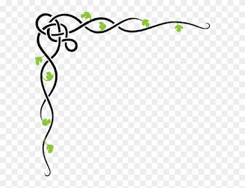 This Free Clip Arts Design Of Celtic Vine Light Green - Vine Border