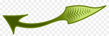 This Free Icons Png Design Of Dbb // Green Leaf Arrow - Leaf Arrow Png