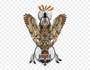 This Illustration Was Inspired My Native American Totem - Totem Native American Deer
