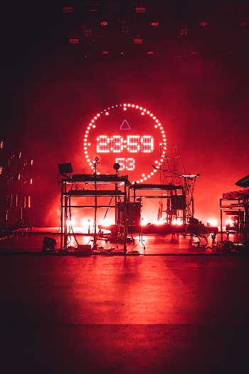 This incredible stage lighting was seconds before Bastille performed at Rock am Ring 2019 - the show was amazing!