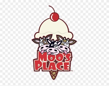 This Is A Logo Which Displays The Illustrated Heads - Cow Ice Cream Logo