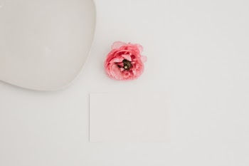 This is a photo from a series of mock ups I have been working on. To style, I generally  place my props down and then grab my camera or phone. I use the viewfinder to look at different crops  until I find an interesting composition I like, like this one. I really like this photo because it is simple but elegant, and I tend to find myself drawn to minimalism. Hope you enjoy!