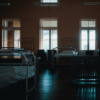 This is a photo of one of the rooms of the Australia’s most beautiful and haunted sites, the former Quarantine Station in Manly.