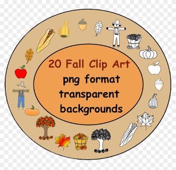 This Is A Zip File With "20 Fall Clip Art" Images - 17 Tile Coaster