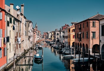 This is Chioggia, a fishing port in the south of Venice's lagoon.
