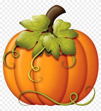 This Is Clipart But Is A Good Pic For A Fancy Pumpkin - Fall Pumpkin Clip Art