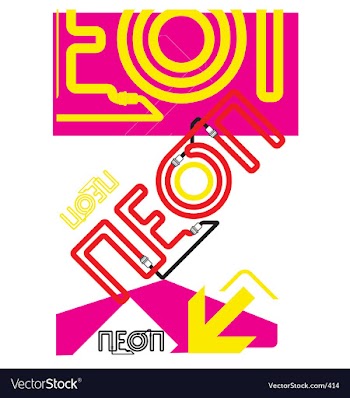 This is neon vector image