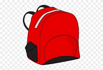 This School Backpack Clip Art Free Clipart Images - Bag Red Clip Art