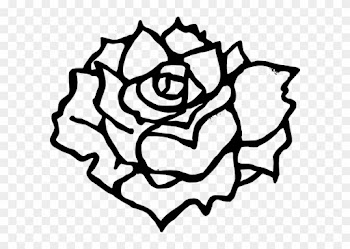 This Site Contains All Info About Bouquet Of Flowers - Black And White Rose Clip Art