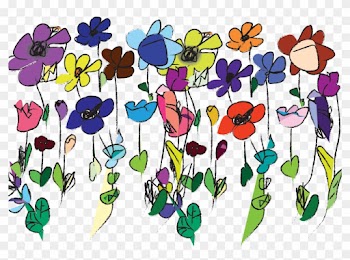 This Was My First Project Creating Vector Art In Adobe - Wimsical Flowers