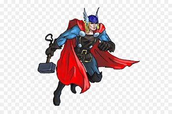 Thor Spider-Man Hulk Drawing Vector graphics - thor 