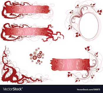 Thorns and flowers vector image