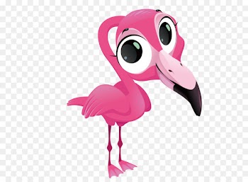 Those Funny Flamingos Cartoon - Vector flamingo 