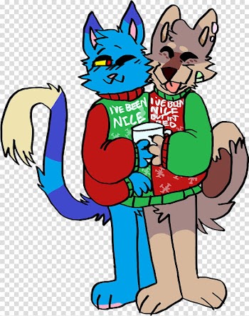 Those Generic Couples Christmas Sweaters transparent background PNG clipart