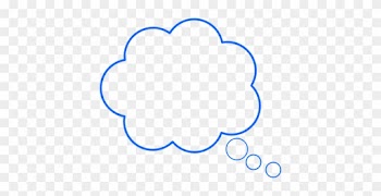 Thought Bubble Clip Art At Png Images - Cloud Bubble Clip Art Transparent Background