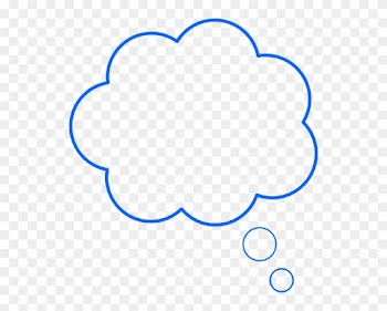 Thought Bubble Clip Art - Cloud Bubble Clip Art Transparent Background