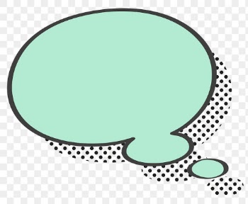 Thought bubble png sticker, cartoon halftone… | Free stock illustration | High Resolution graphic
