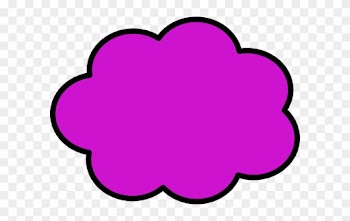 Thought Bubble Svg Clip Arts 600 X 452 Px - Bubble Cloud Clip Art