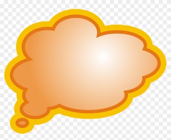 Thought Bubble Template - Message Cloud Png