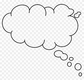 Thought Clipart Png Images - Speech Bubble Thinking Transparent